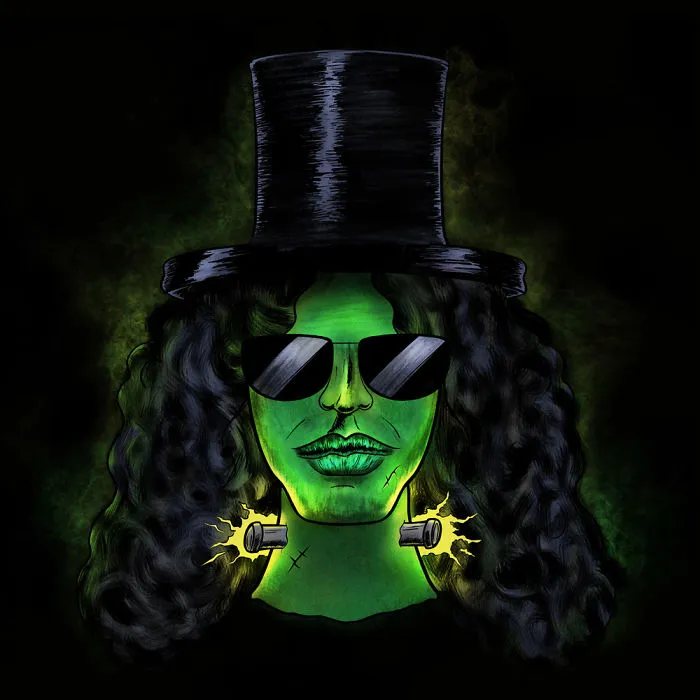 I Reimagined Slash & His Band As Halloween Monsters