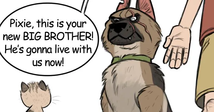 These Hilariously Adorable Comics About Brutus And Pixie Will Instantly Make Your Day