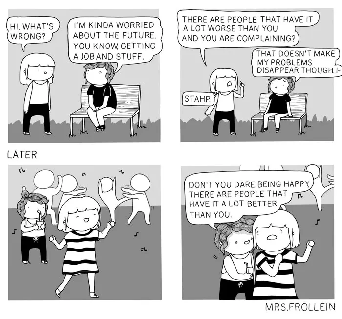 Illustrator Documents Her Daily Struggles And Life With Her Boyfriend In 59 Adorable Comics
