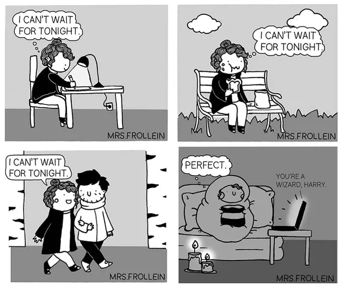 Illustrator Documents Her Daily Struggles And Life With Her Boyfriend In 59 Adorable Comics