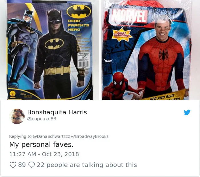 People Are Sharing The Worst Halloween Costume Knock-Offs And They're Too Funny