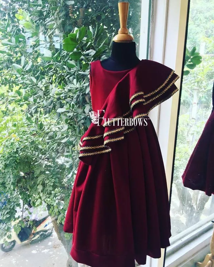 Golden Streaked Chestnut Dress
