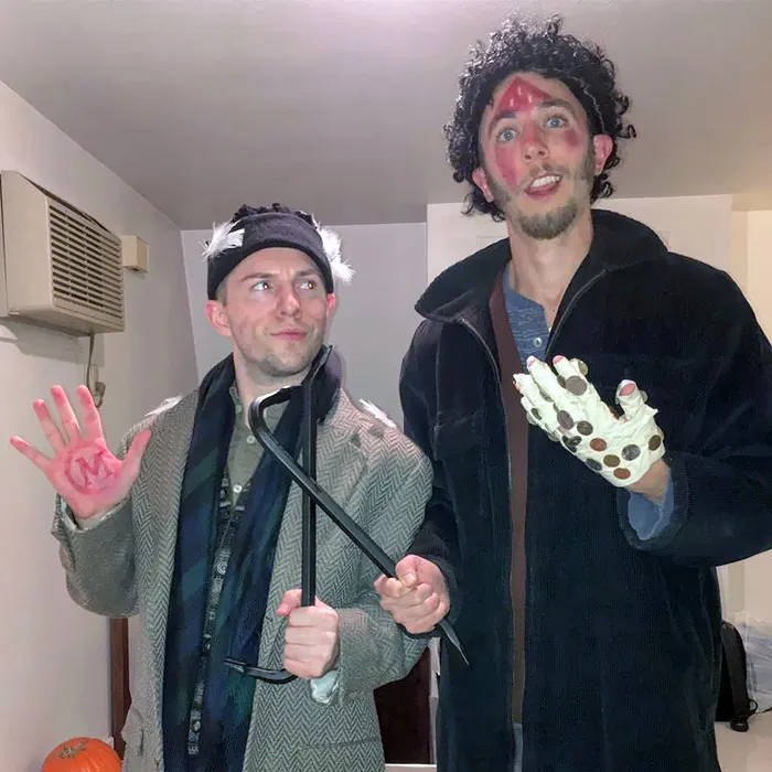 My First Boyfriend And My First Time Celebrating Halloween With A Significant Other. We Took Advantage Of Our Height Difference. Also My Favorite Movie Growing Up!