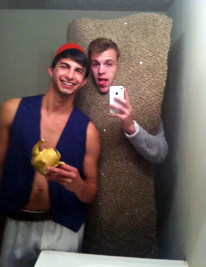 Me And The Boyfriend At A Disney-Themed Halloween Party (I'm Aladdin)