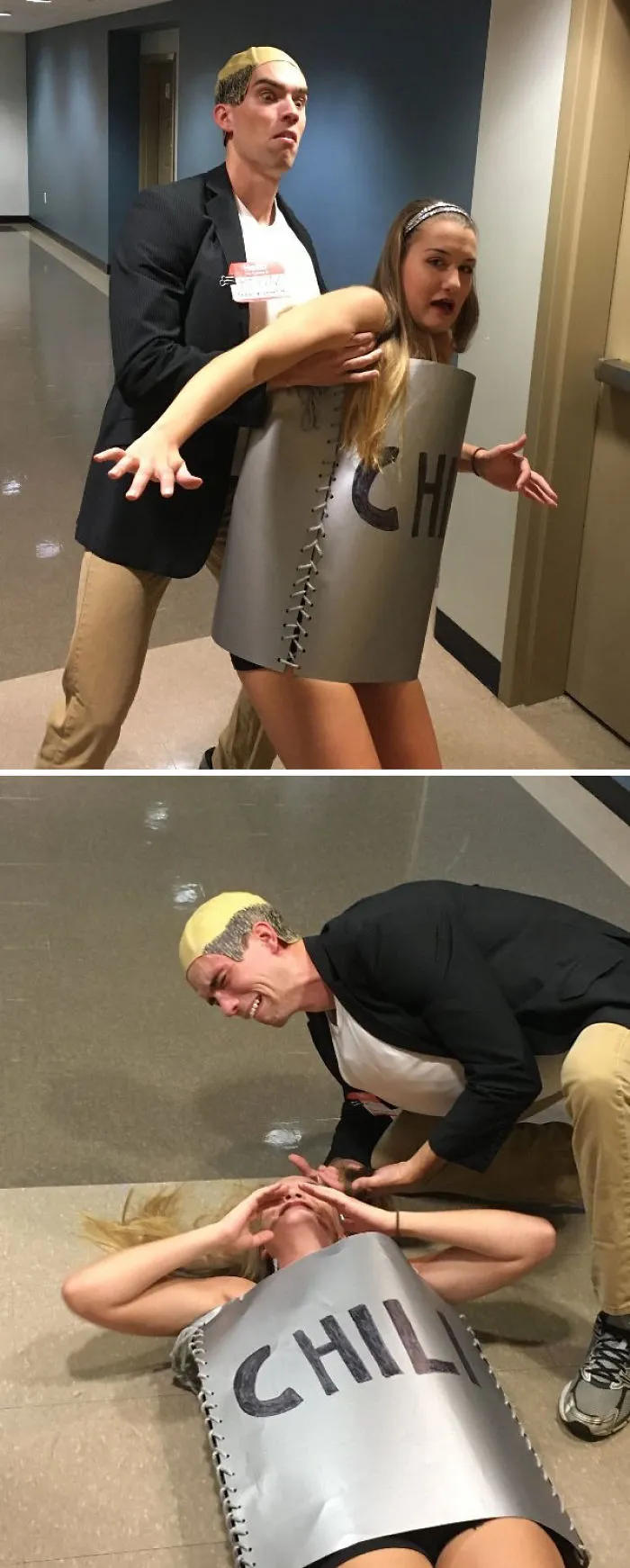 Creative couples halloween costume ideas inspired by Kevin Malone dropping the chili