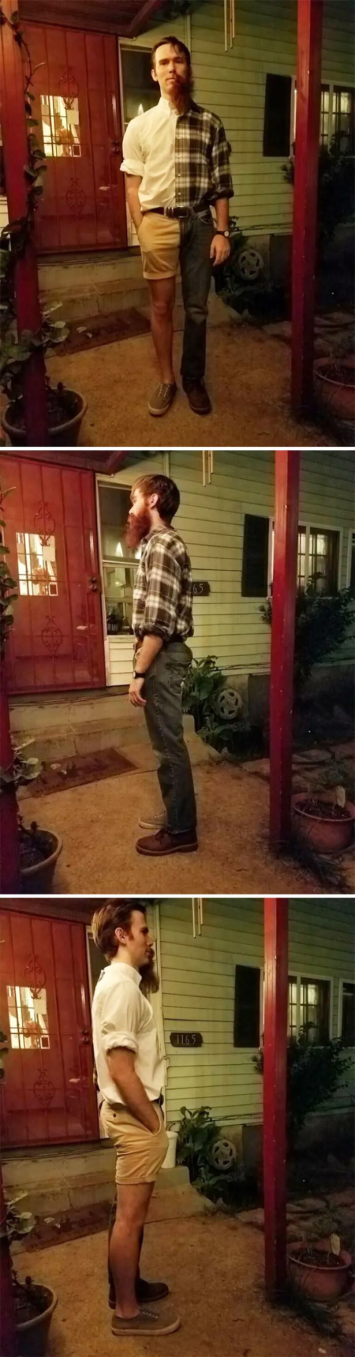 Solo tuve que arruinar unos vaqueros baratos y mi barba