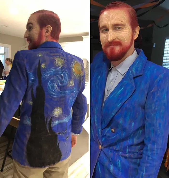 My Husband’s Halloween Costume He Made From Scratch