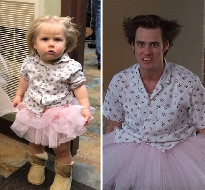 Mi hija de 1 año como Ace Ventura en el hospital mental