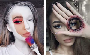 One Year Ago I Discovered My True Passion Was Makeup, Here're 44 Of My Halloween Looks (NSFW)