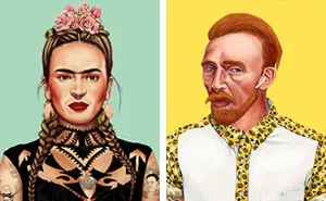 I Reimagined The World’s Most Iconic Artists As Today’s Hipsters