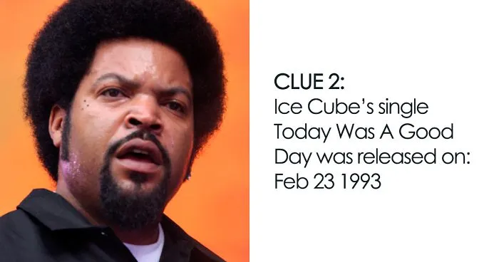 Tumblr User 'Decodes' The Exact Time Ice Cube Had A "Good Day", And It's Pretty Impressive