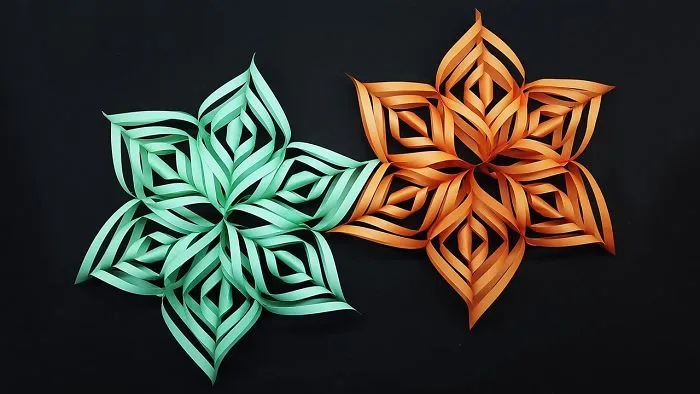 3d Snowflake Making For Christmas Decor - How To Make Christmas Snowflake - Diy Paper Snowflakes