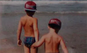 My Brother And I Recreated Childhood Photos As A Gift To Our Mom On Her 50th Birthday