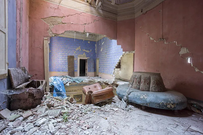 Abandoned Castle In Italy