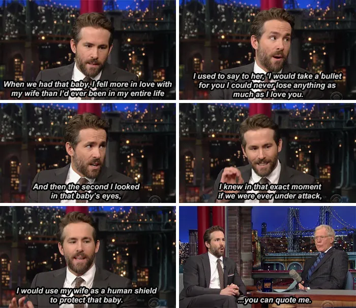 The Time He Admitted His Wife Can't Compete With His Kid