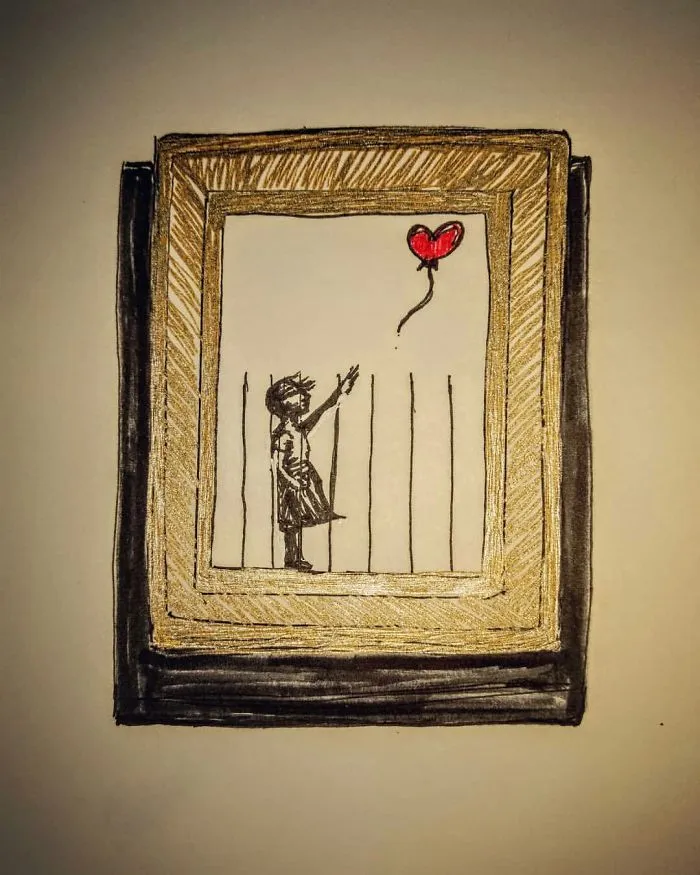 People Are Posting Parodies Of Banky's Self Shredding Art, And It's Beyond Funny