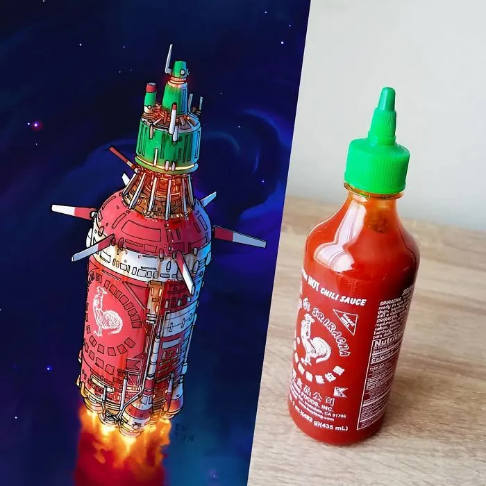 This Artist Makes Spaceships Inspired By Domestic Objects