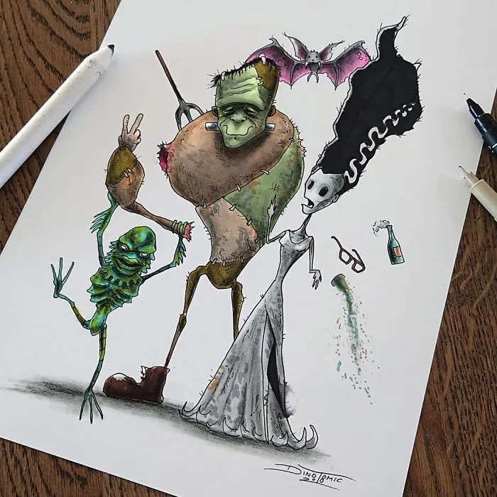 Artist Creepyfies 31 Of Your Favorite Cartoon Characters And They Will Give You Chills