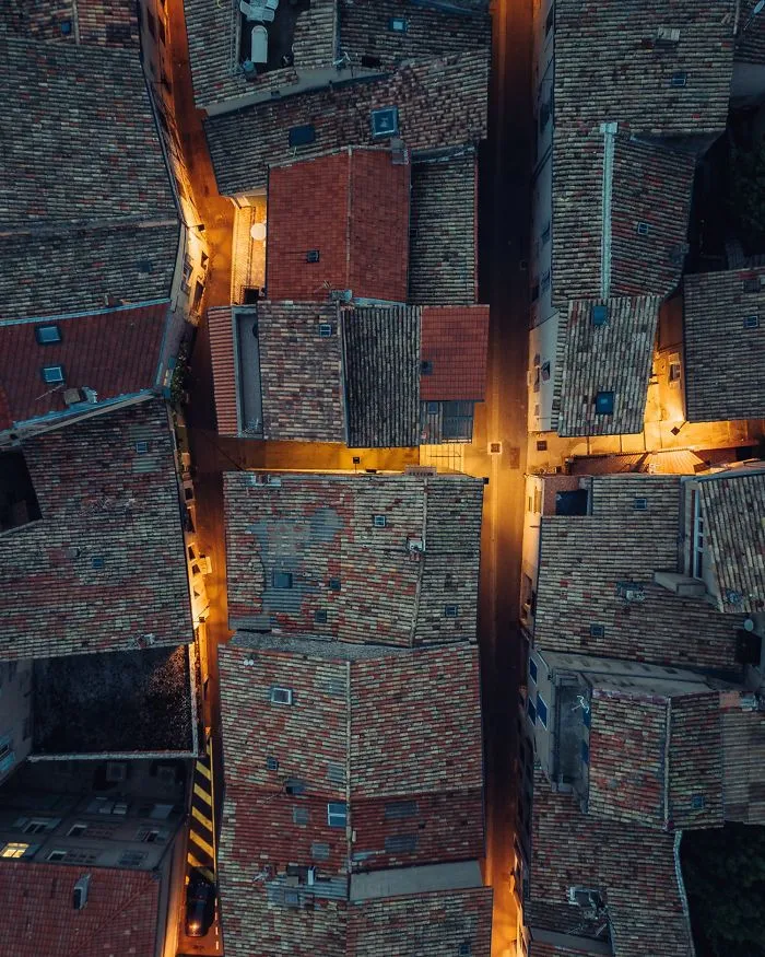 Rooftops In Sisteron, Southeastern France