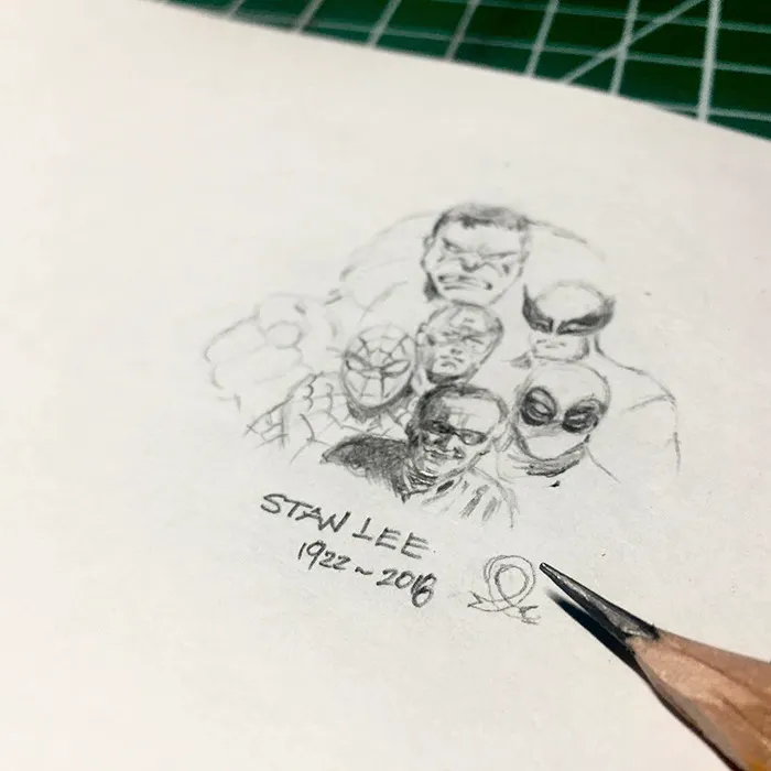 40+ Tributos de artistas al fallecido Stan Lee, leyenda de los cómics