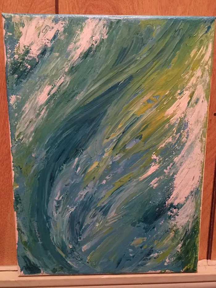 Knife Palette Acrylic Painting