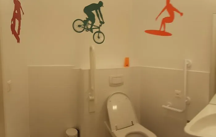"We Need To Decorate The Toilet For The Disabled" "Say No More"