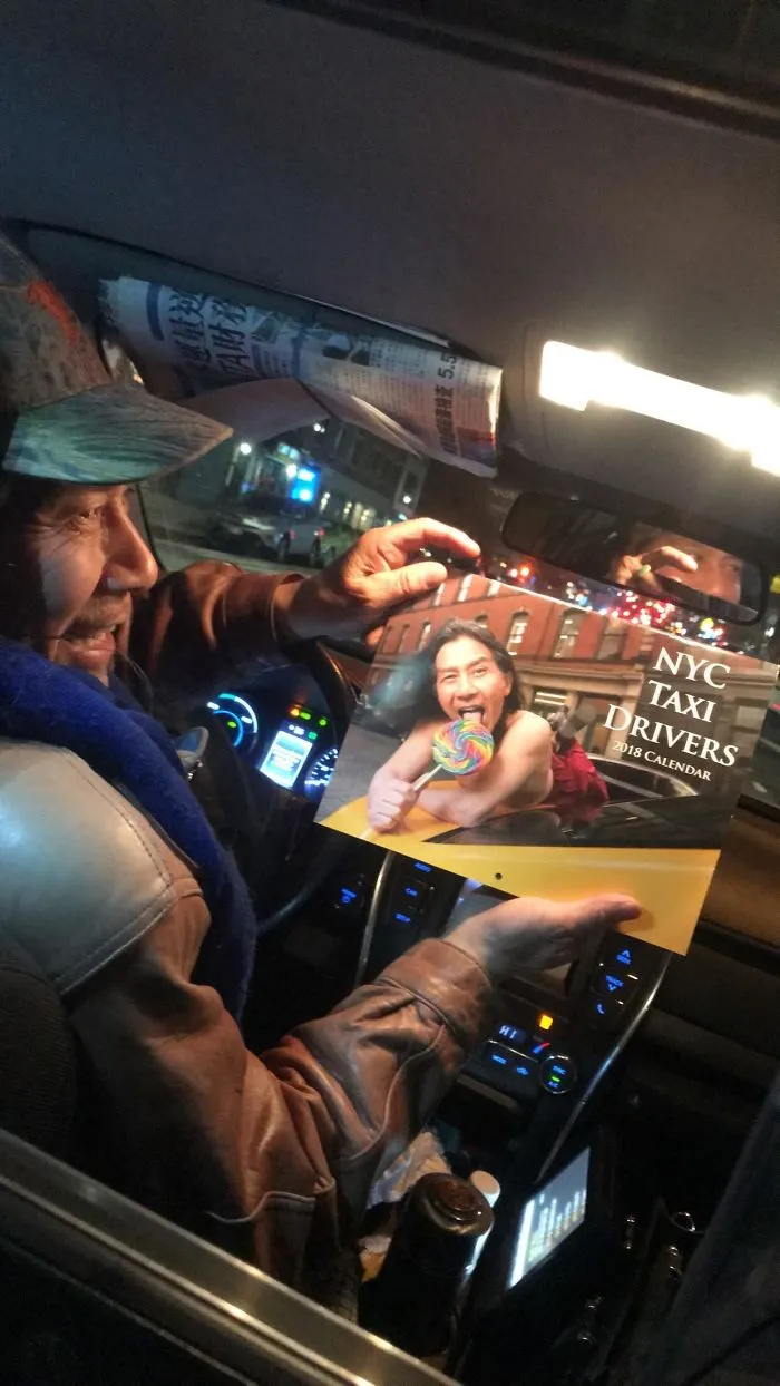 My Cab Driver Tonight Was So Excited To Share With Me That He’d Made The Cover Of The Calendar. I Told Him I’d Help Let The World See