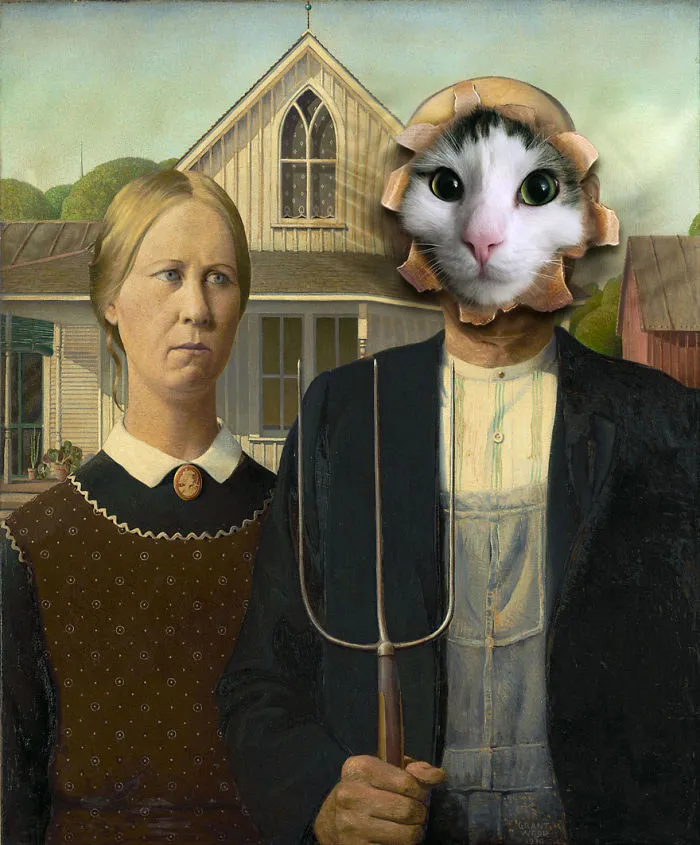 “I Have Been Photoshopping My Cats For The Past Few Years. Have Things Gone Too Far?” (26 Pics)
