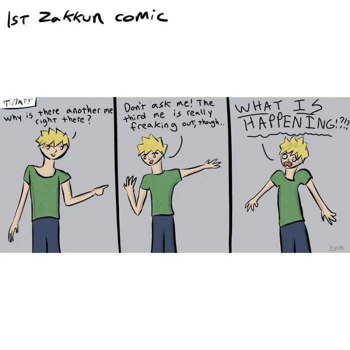 The First 10 Zakkun Comics, Released On Instagram In 2017