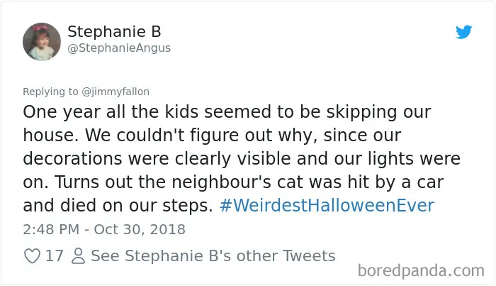 72 People Share Their Weirdest Halloween Stories