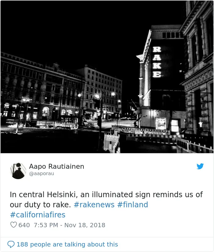 Trump Claims Finland ‘Rakes’ Their Forests To Prevent Fires, And Here Are 43 Of The Best Responses