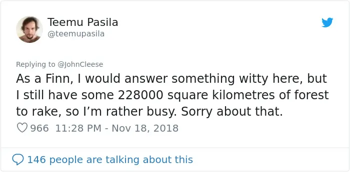 Trump Claims Finland ‘Rakes’ Their Forests To Prevent Fires, And Here Are 43 Of The Best Responses