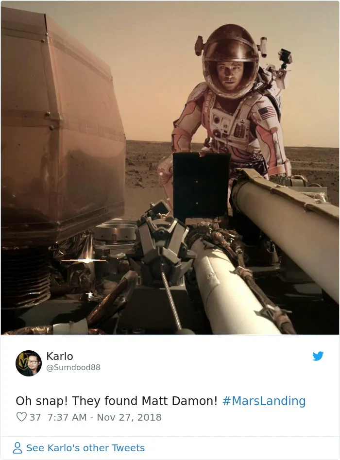 40 Hilarious Reactions To NASA’s InSight’s First Photos From Mars