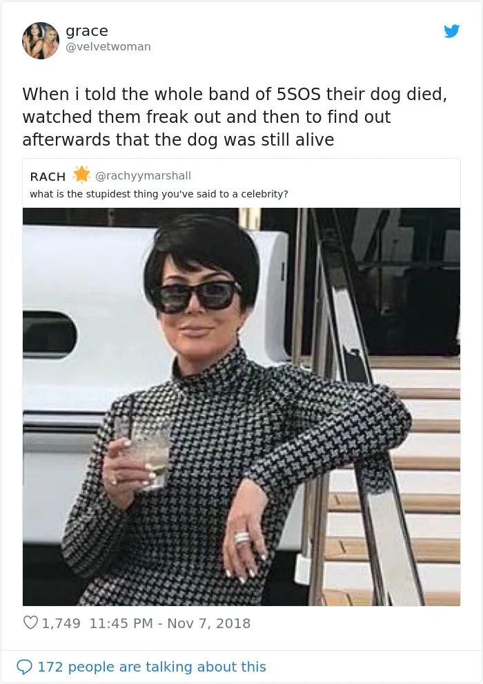 Twitter Is Cracking Up At The Stupidest Things That People Had Said To Celebrities