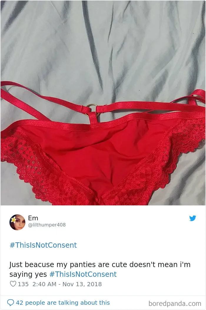 “Look at the way she was dressed...”: Women Tweet Their Underwear Pics After Lawyer Blames Teen In Rape Trial