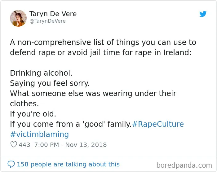 “Look at the way she was dressed...”: Women Tweet Their Underwear Pics After Lawyer Blames Teen In Rape Trial