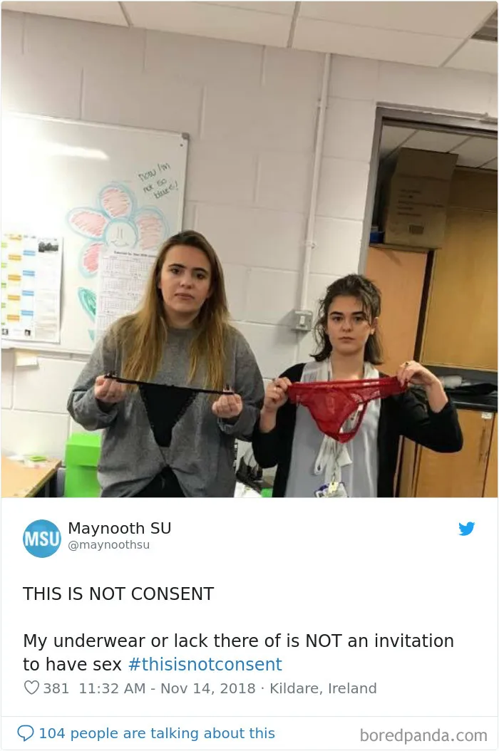 “Look at the way she was dressed...”: Women Tweet Their Underwear Pics After Lawyer Blames Teen In Rape Trial