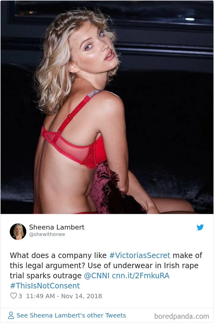 “Look at the way she was dressed...”: Women Tweet Their Underwear Pics After Lawyer Blames Teen In Rape Trial