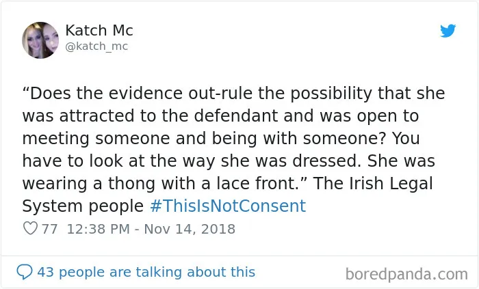 “Look at the way she was dressed...”: Women Tweet Their Underwear Pics After Lawyer Blames Teen In Rape Trial