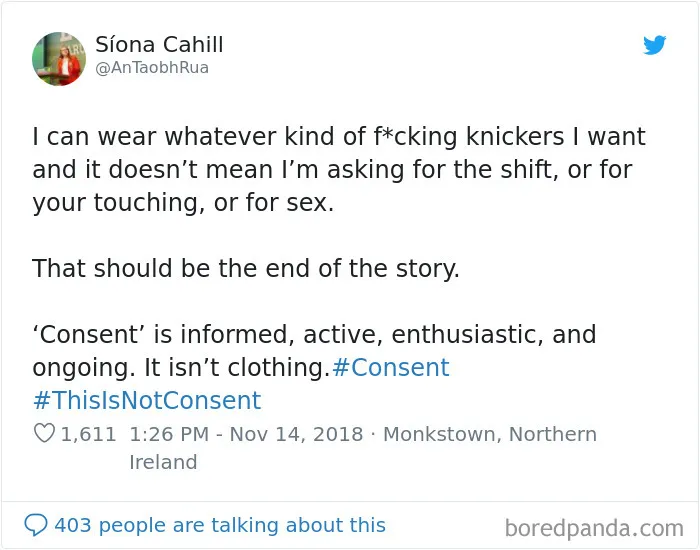 “Look at the way she was dressed...”: Women Tweet Their Underwear Pics After Lawyer Blames Teen In Rape Trial