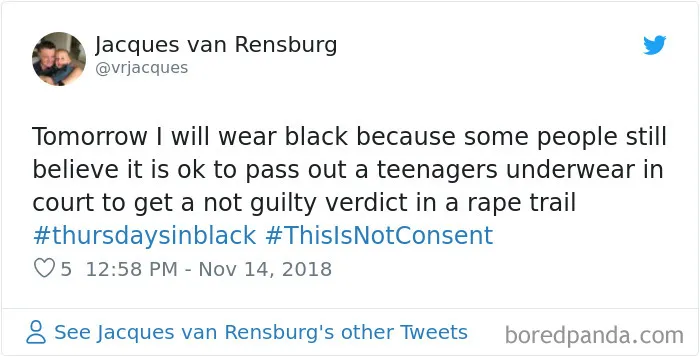 “Look at the way she was dressed...”: Women Tweet Their Underwear Pics After Lawyer Blames Teen In Rape Trial