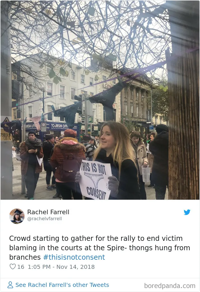 “Look at the way she was dressed...”: Women Tweet Their Underwear Pics After Lawyer Blames Teen In Rape Trial