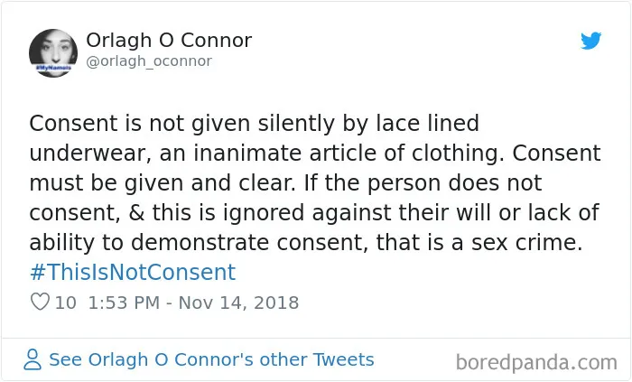 “Look at the way she was dressed...”: Women Tweet Their Underwear Pics After Lawyer Blames Teen In Rape Trial