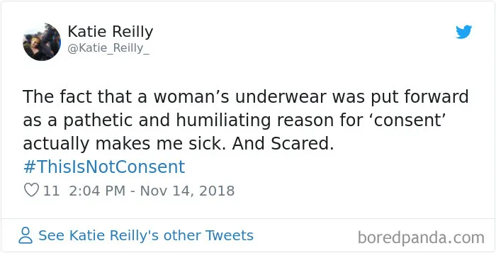 “Look at the way she was dressed...”: Women Tweet Their Underwear Pics After Lawyer Blames Teen In Rape Trial
