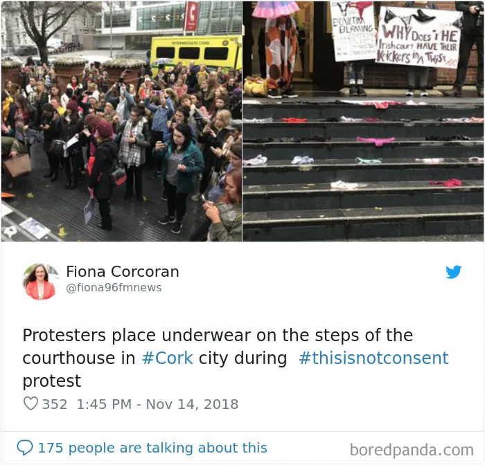 “Look at the way she was dressed...”: Women Tweet Their Underwear Pics After Lawyer Blames Teen In Rape Trial