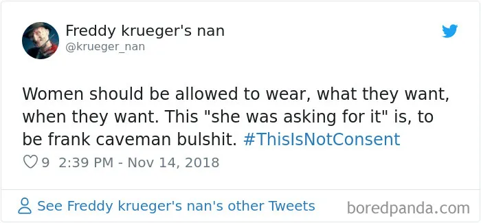 “Look at the way she was dressed...”: Women Tweet Their Underwear Pics After Lawyer Blames Teen In Rape Trial
