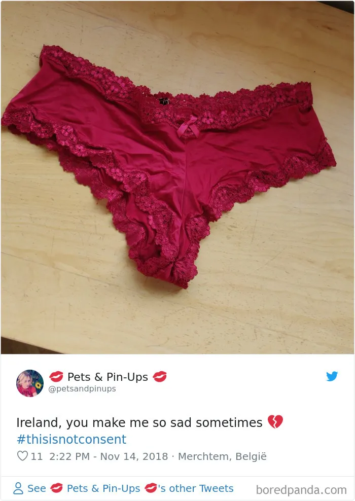 “Look at the way she was dressed...”: Women Tweet Their Underwear Pics After Lawyer Blames Teen In Rape Trial