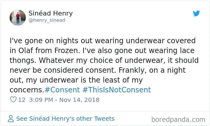 “Look at the way she was dressed...”: Women Tweet Their Underwear Pics After Lawyer Blames Teen In Rape Trial