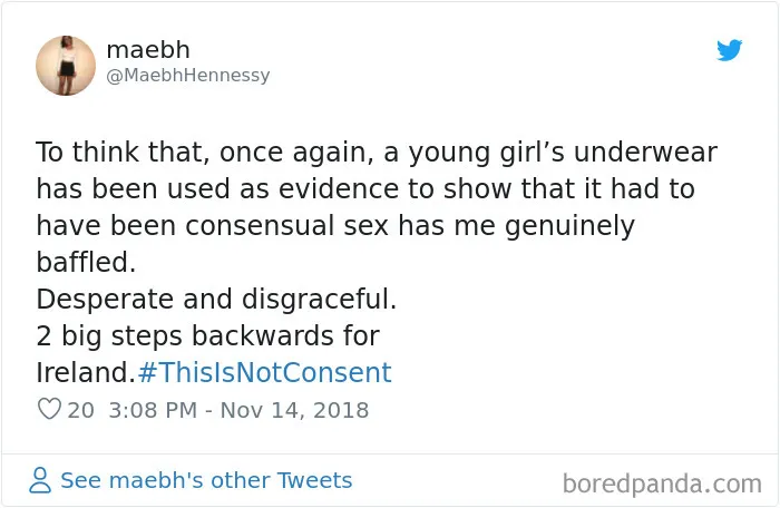 “Look at the way she was dressed...”: Women Tweet Their Underwear Pics After Lawyer Blames Teen In Rape Trial
