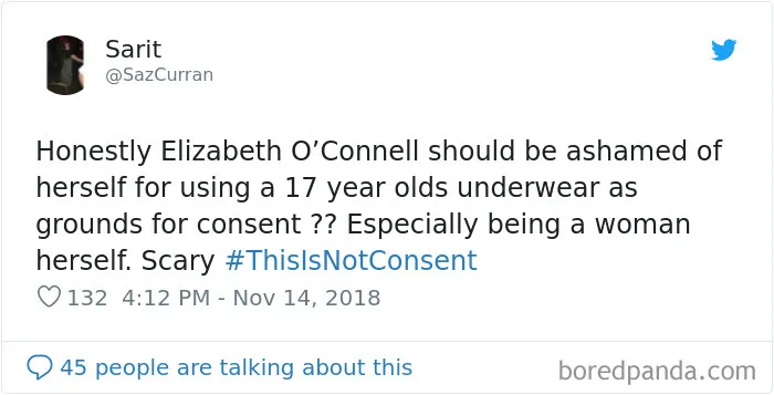 “Look at the way she was dressed...”: Women Tweet Their Underwear Pics After Lawyer Blames Teen In Rape Trial